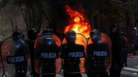 protestas en argentina