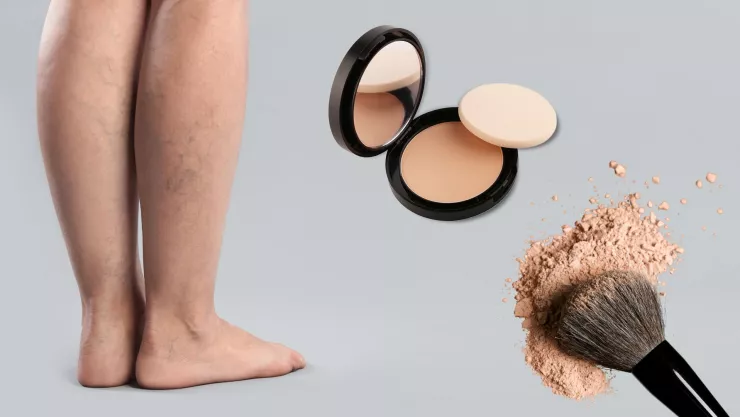 cómo maquillar las piernas para disimular las varices