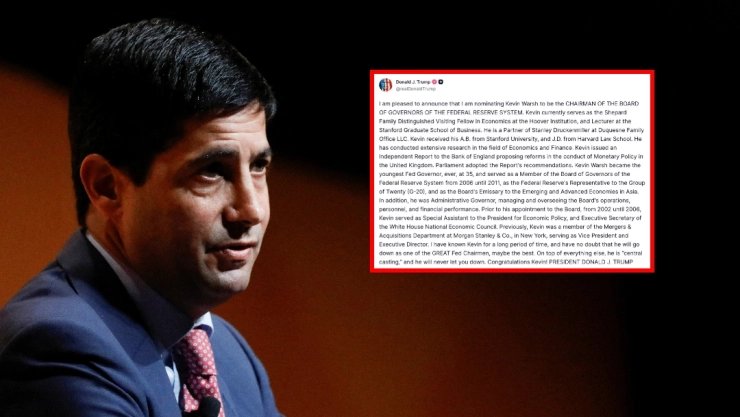 Trump nomina a Kevin Warsh para liderar la Reserva Federal de Estados Unidos