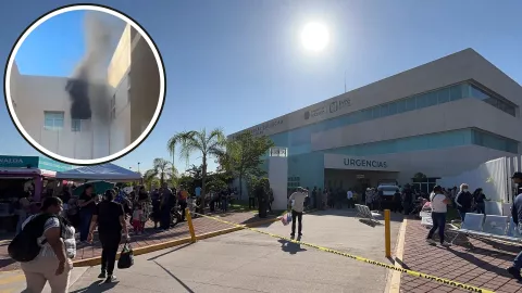 Se incendia Hospital General de Culiacán