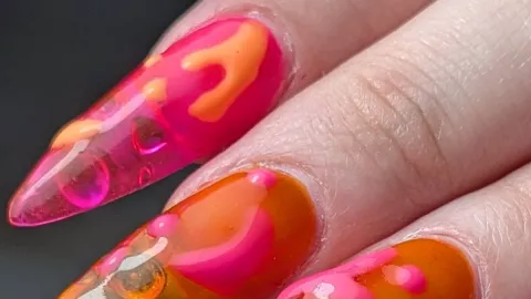 5 diseños de uñas con efecto lava: son ideales en cortas y largas para cualquier tipo de ocasión