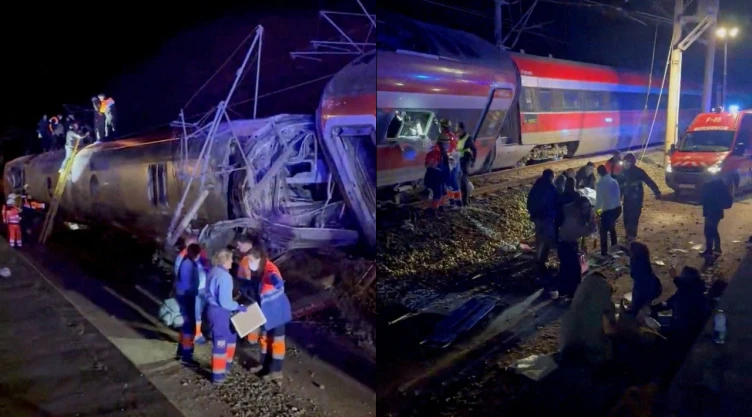 Choque de trenes en España