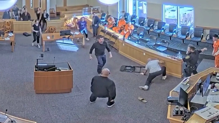 Pelea en una corte de Estados Unidos 2025