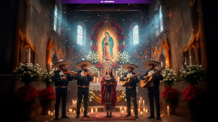 Cómo se celebra el 12 de diciembre: guía del Rosario Guadalupano y cantos populares