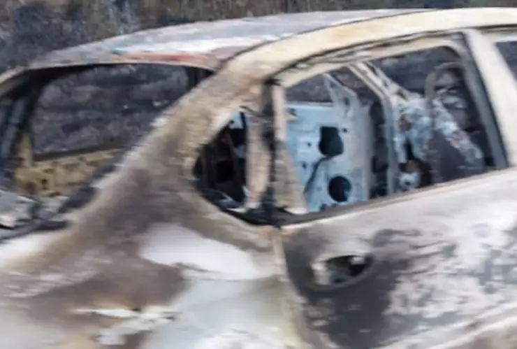 Queman carros en Sinaloa de Leyva