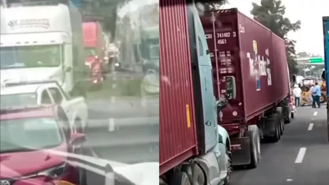 Agricultores liberan el Centro de Zapotlán el Grande, ahora bloquean la Autopista Guadalajara a Colima