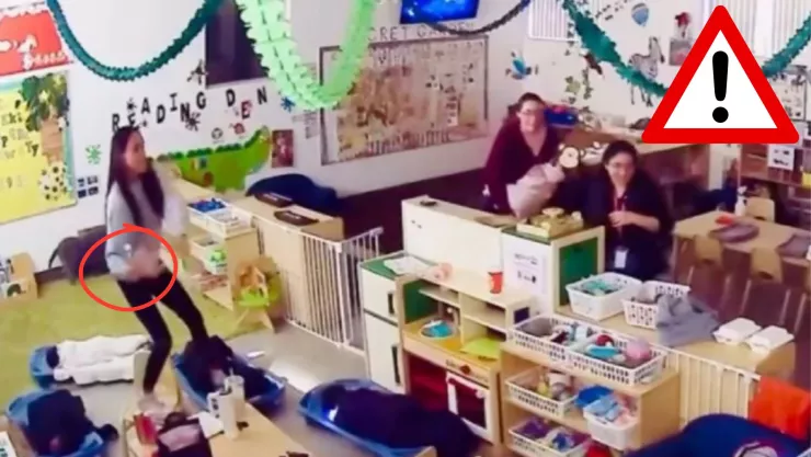 VIDEO FUERTE: Así fue la agresión de una maestra a una niña con discapacidad dentro de una guardería en California 
