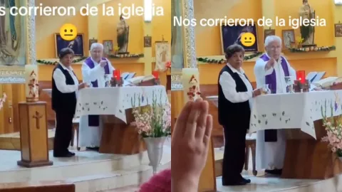 Sacerdote corre a una mujer de una iglesia en Tlaxcala porque el bebe hace ruido
