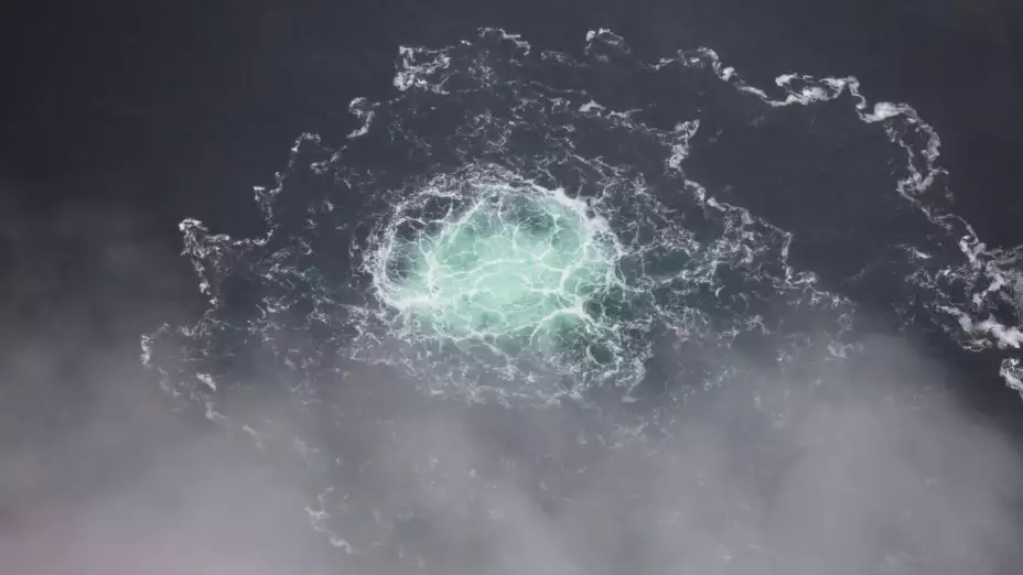 Fuga en el gasoducto Nord Stream en el Mar Báltico