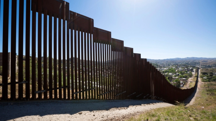 Frontera entre EU y México en Arizona