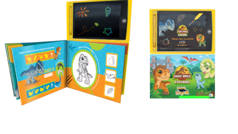 Libro de actividades con pantalla mágica