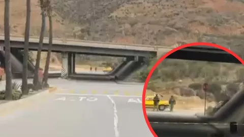 Localizan maleta con restos humanos en el bulevar 2000 de Tijuana hoy 1 de mayo