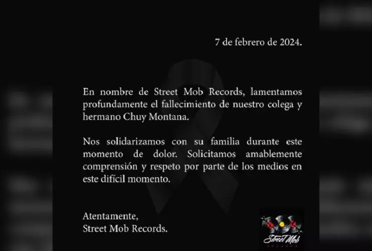 Chuy Montana asesinan a cantante de corridos bélicos, en Tijuana