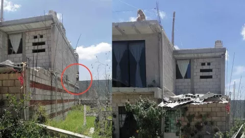 ¡Horror en Puebla! Perrito encadenado muere colgado y dueña responde con altanería