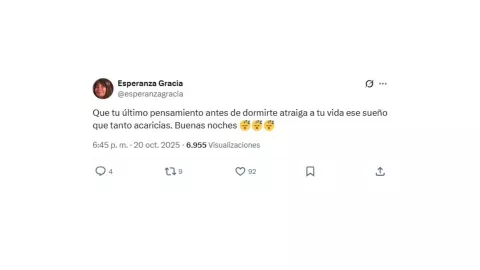 Esperanza Gracia y sus horóscopos del día miércoles 22 de octubre