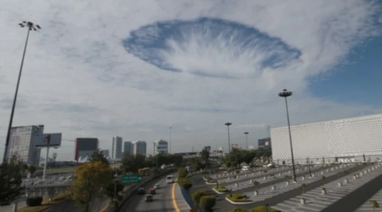 Hoyo gigante nubes Puebla: Qué Nube Cavum son peligrosas