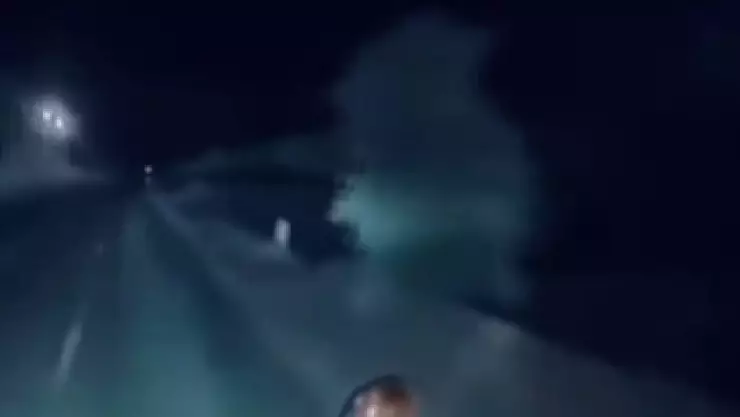 VIDEO_ Conductor capta más de un fantasma en La Rumorosa