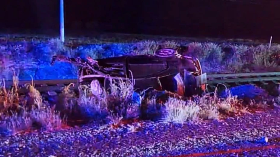 Tren impacta coche en Saucillo