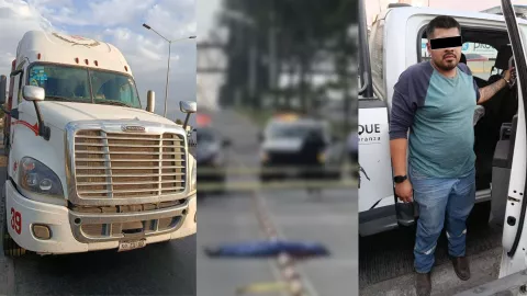 POLICÍAS DE TLAQUEPAQUE ARRESTAN A CHOFER DE TRÁILER POR ATROPELLAR Y CAUSAR LA MUERTE A UNA PERSONA