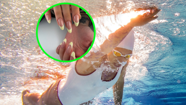 7 dise&ntilde;os de u&ntilde;as que puedes usar si haces nataci&oacute;n: se ven incre&iacute;bles en la piscina