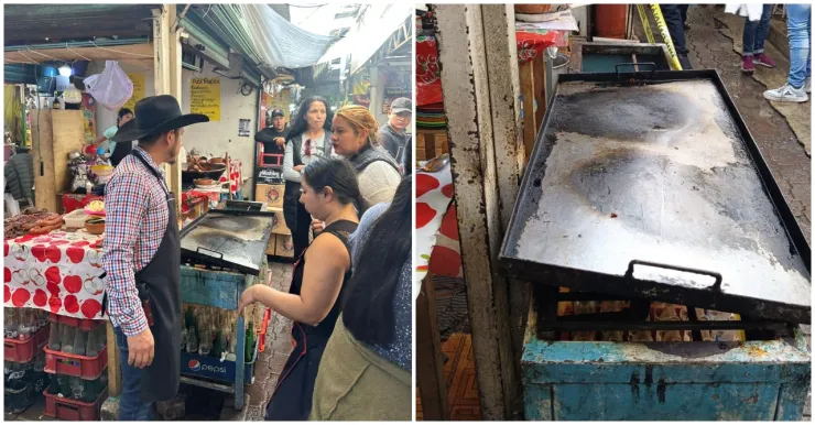 Caldo hirviendo cae sobre bebé en un mercado de Amecameca
