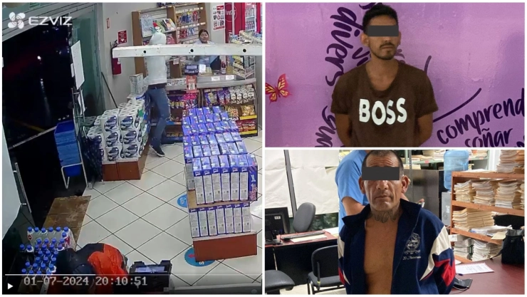 Los detenidos están acusados de matar a una empleada y lesionar a otra en una farmacia en Uruapan.