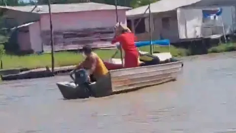 Desaparición de menor de 3 años tras incidente con su padre en río de Bailique, Brasil
