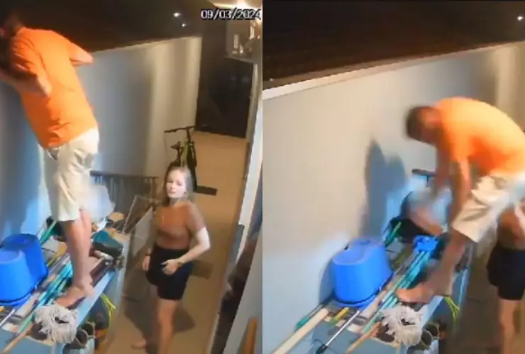 VIDEO: Hombre se asoma hacia la casa de su vecino y muere al recibir un disparo