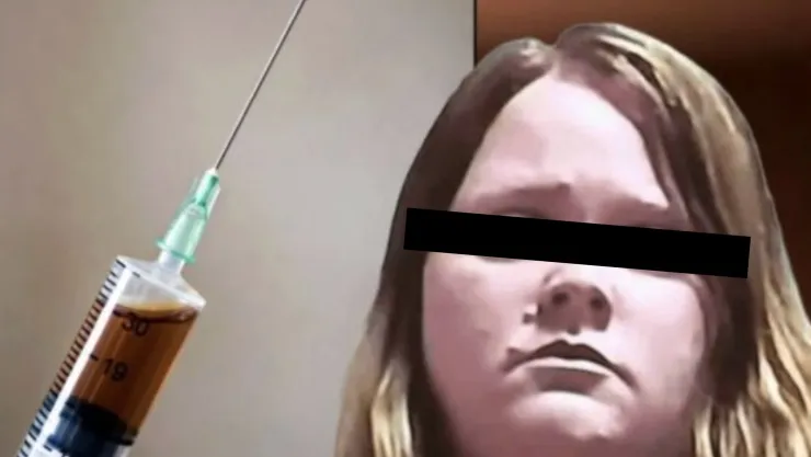 madre inyecta restos fecales por vía intravenosa a su bebé