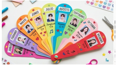 Calendario de cumpleaños kpop
