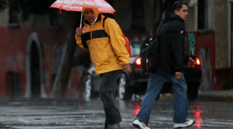 Lluvia y granizo