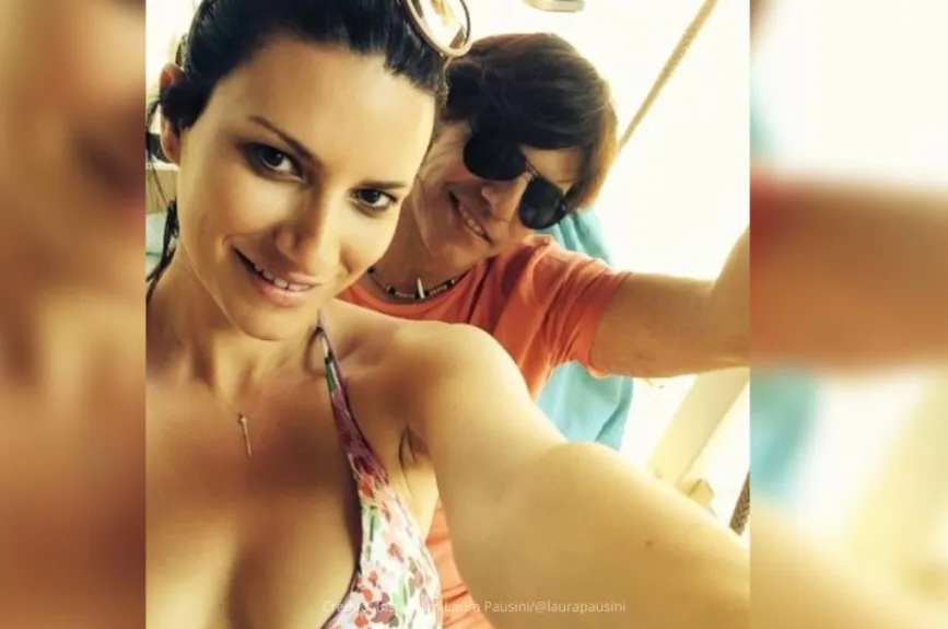 FOTOS | Laura Pausini y esposo
