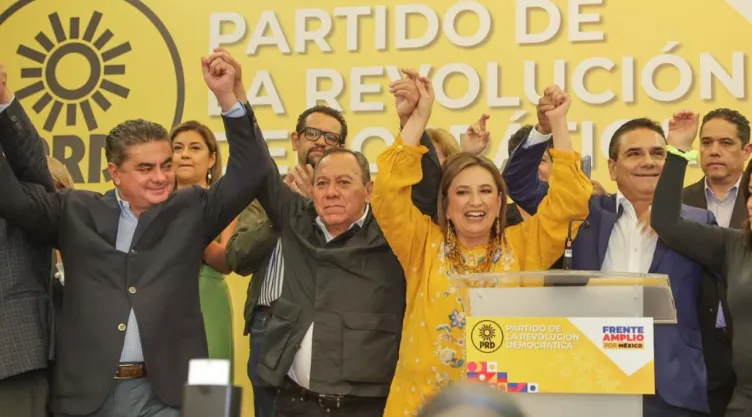 PRD respalda a Xóchitl Gálvez para encabezar el Frente Amplio por México