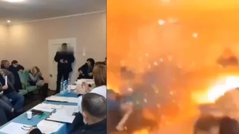 Legislador explota bombas en plena sesión