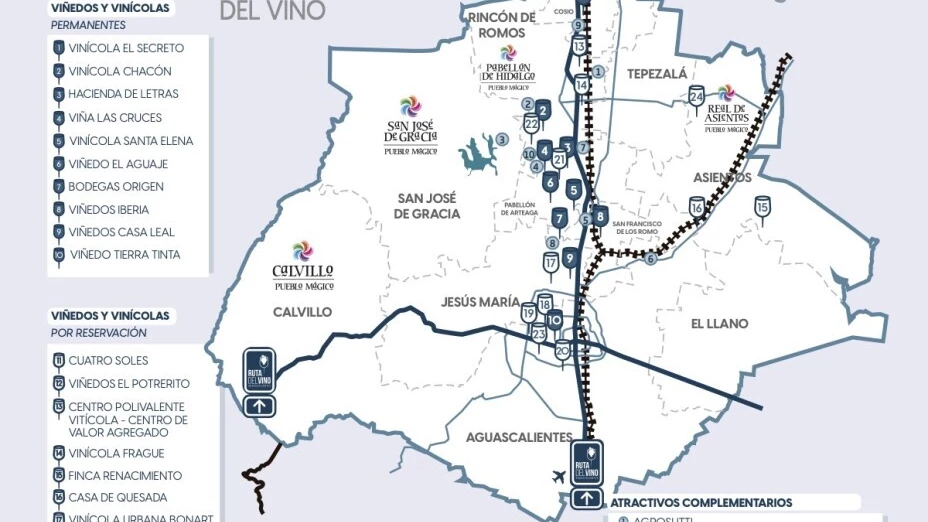 Mapa Ruta del Vino
