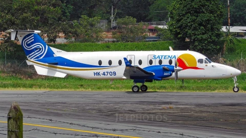 Accidente de avión de Satena en Colombia: 15 muertos