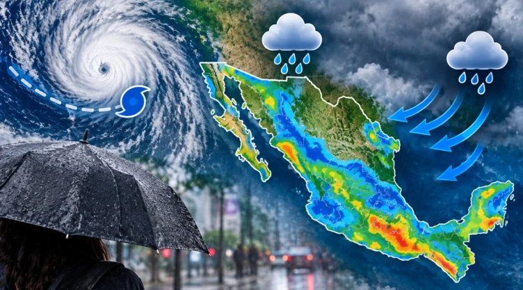 ¿En qué estados lloverá hoy 22 de septiembre? Efectos del huracán “Polo” y el monzón causarán lluvias en México