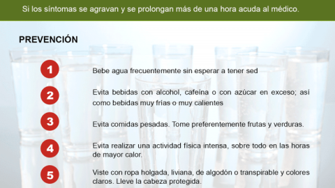 Golpe de calor - Cruz Roja