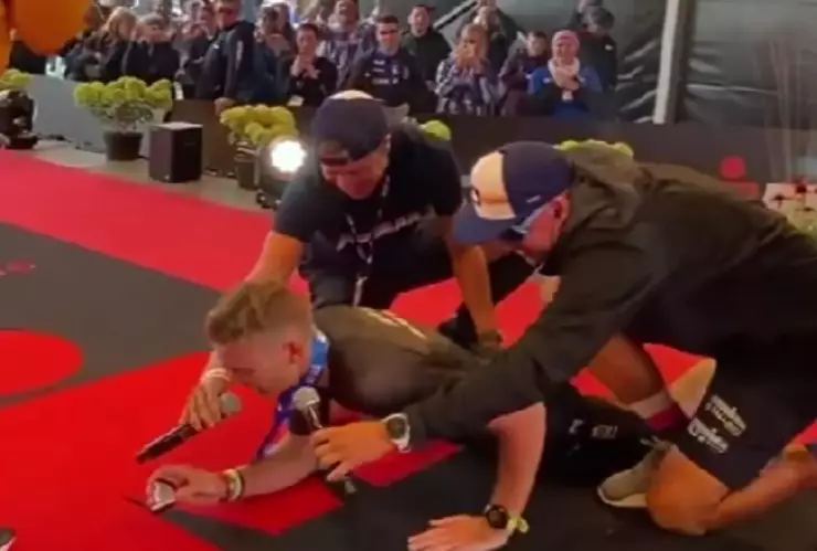 atleta calambre matrimonio