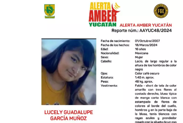 alerta amber yucatan guadalpue