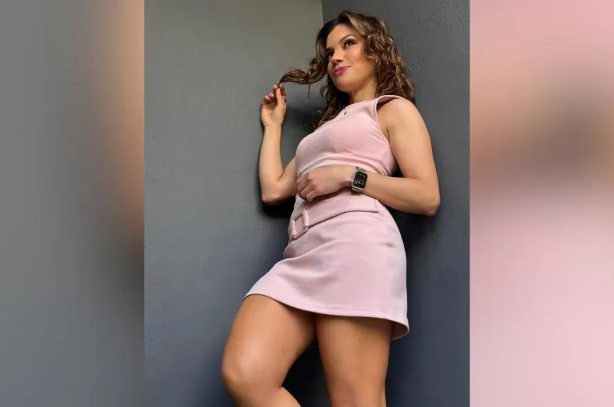 Con este vestido rosa, Tabata Jalil se muestra fresca y totalmente en tendencia para esta temporada de primavera. | Fotos: INSTAGRAM / @tabatajaliloficial