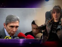 Imelda Tuñón y su abogado