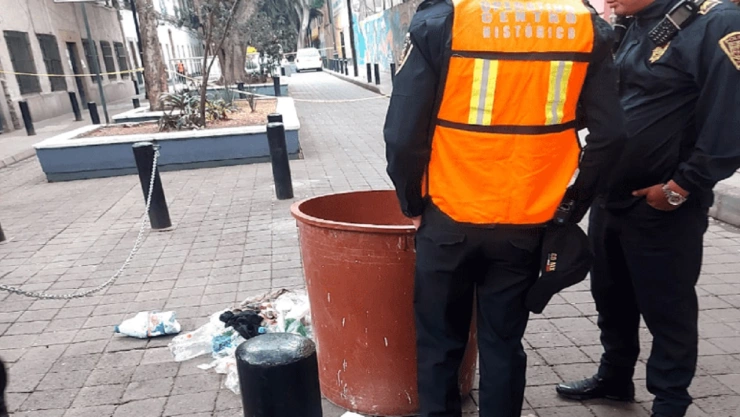 cuerpo en bote de basura de la cdmx