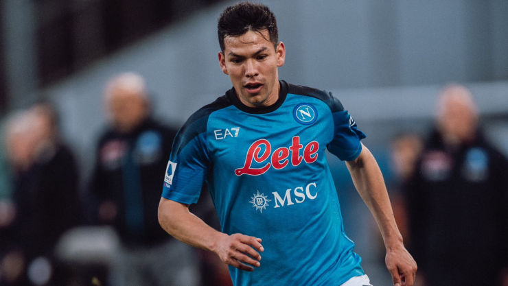 Chucky Lozano, jugador del Napoli
