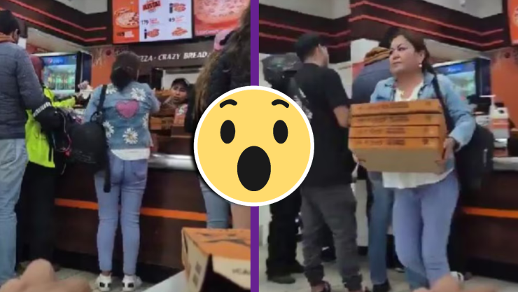 Mujer hace escándalo en pizerría por pizza fría; la bautizan como ‘Lady Pizza.jpg