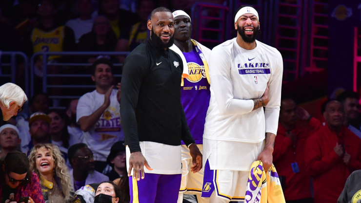 LeBron James y Anthony Davis