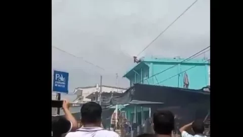 Quinceañera se electrocuta