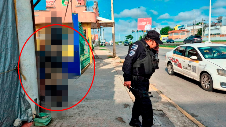 Cuerpo embolsado falso Villahermosa Tabasco