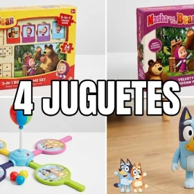 4 juguetes de Masha y el Oso y Bluey que ayudan a los niños a concentrarse mejor