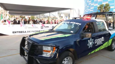 155 nuevas unidades se incorporaron para sumarlas a los esquemas de vigilancia en las calles de Puebla